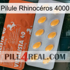 Pilule Rhinocéros 4000 43